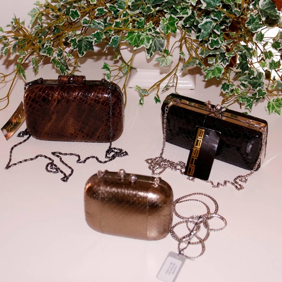 evening purses small brown, black bronze - Picture 2 of 3